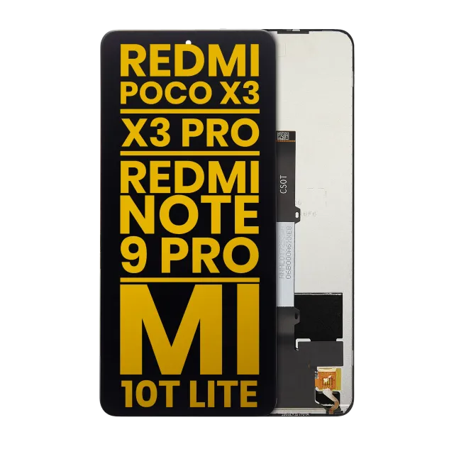 LCD displej bez rámečku pro Xiaomi Redmi Poco X3 / X3 Pro / POCO X3 NFC / Redmi Note 9 Pro 5G / Mi 10T Lite 5G / Mi 10i (repasovaný) (všechny barvy)
