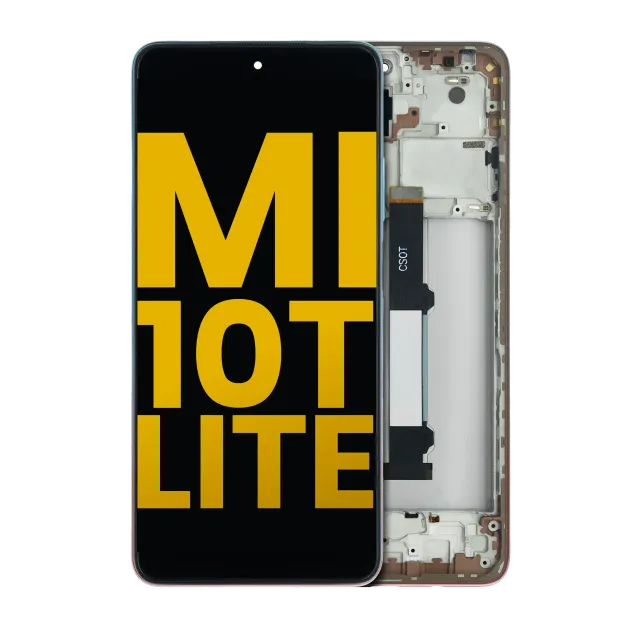 LCD displej s rámečkem pro Xiaomi Mi 10T Lite 5G (repasovaný) (Rose Gold Beach)