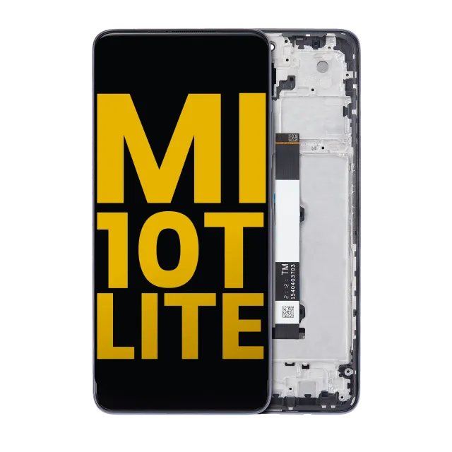 LCD displej s rámečkem pro Xiaomi Mi 10T Lite 5G (repasovaný) (Pearl Gray)