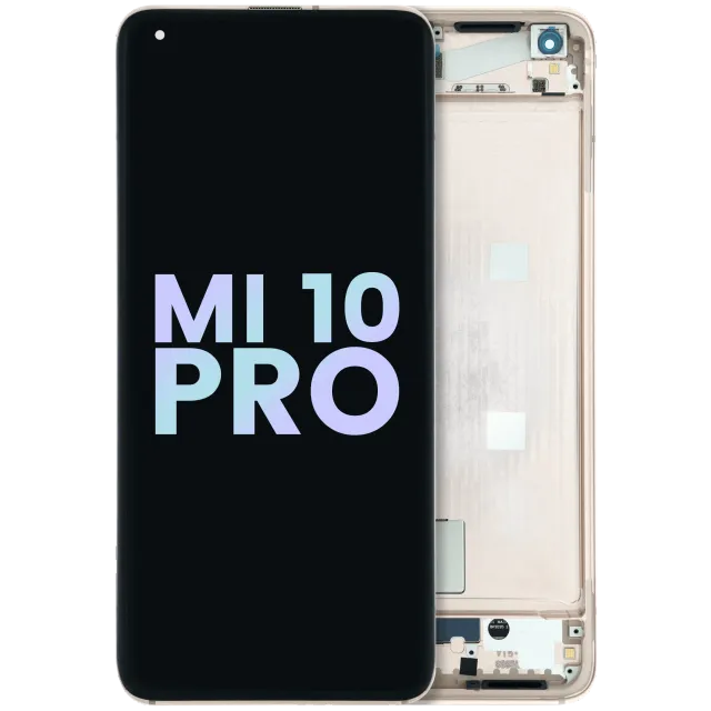 OLED displej s rámečkem pro Xiaomi Mi 10 Pro (Genuine) (bílá)