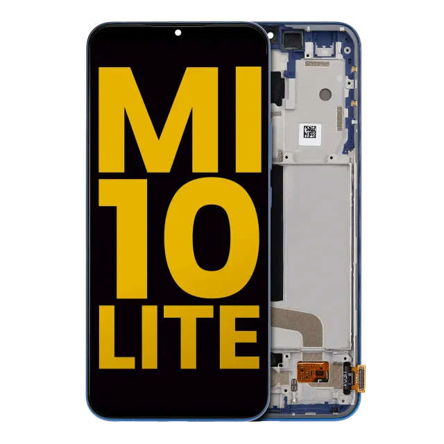 OLED displej s rámečkem pro Xiaomi Mi 10 Lite 5G (repasovaný) (Aurora Blue)