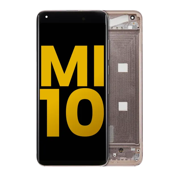 OLED displej s rámečkem pro Xiaomi Mi 10 5G (repasovaný) (Peach Gold)