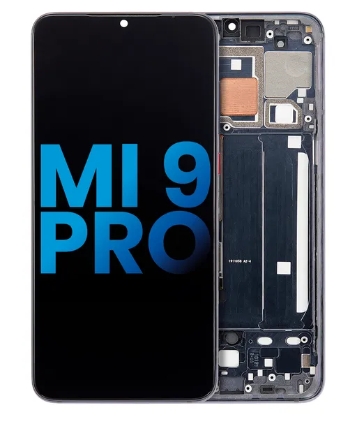 LCD displej s rámečkem pro Xiaomi Mi 9 Pro (Aftermarket: Incell) (černý titan)