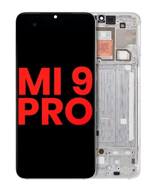 OLED displej s rámečkem pro Xiaomi Mi 9 Pro (Aftermarket Plus) (Dream White)