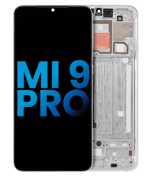 LCD displej s rámečkem pro Xiaomi Mi 9 Pro (Aftermarket: Incell) (Dream White)