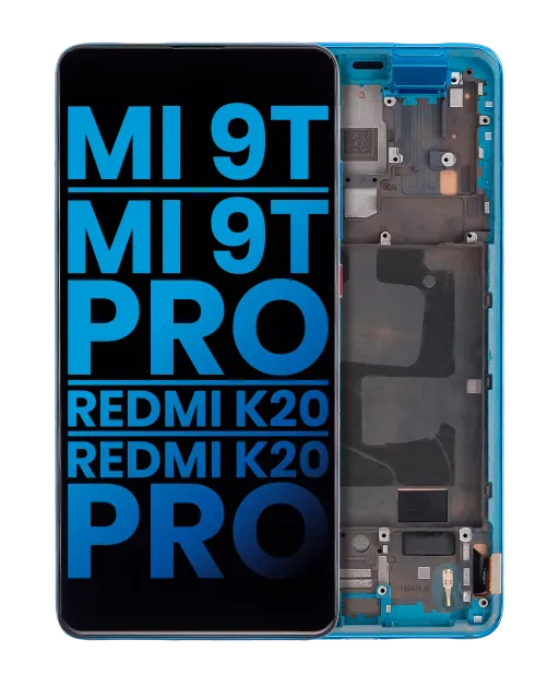 LCD displej s rámečkem pro Xiaomi Mi 9T / 9T Pro / K20 / K20 Pro (Aftermarket: Incell) (Glacier Blue)