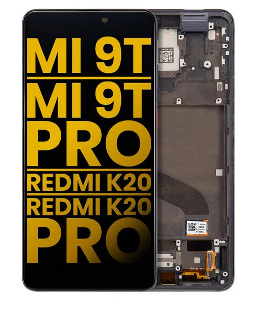OLED displej s rámečkem pro Xiaomi Mi 9T / 9T Pro / K20 / K20 Pro (repasovaný) (Carbon Black)