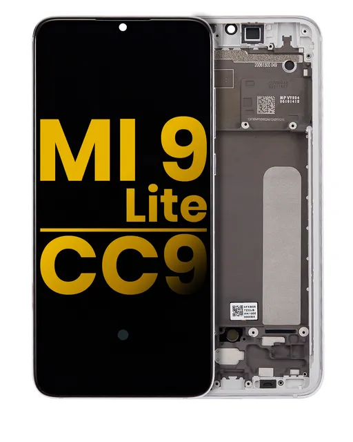 OLED displej s rámečkem pro Xiaomi Mi 9 Lite / CC9 (repasovaný) (Pearl White)