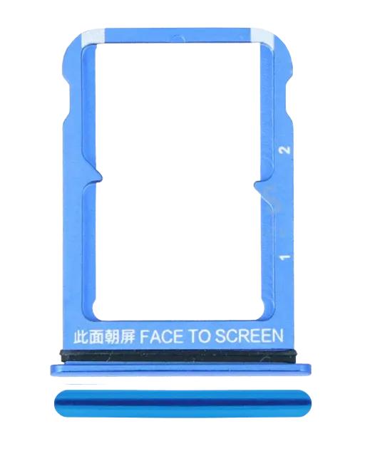 SIM šuplík (dvě SIM) pro Xiaomi Mi 9 SE (modrá)