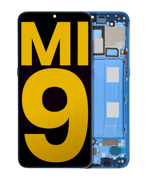 OLED displej s rámečkem pro Xiaomi Mi 9 (repasovaný) (Ocean Blue)