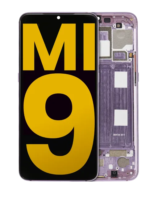 OLED displej s rámečkem pro Xiaomi Mi 9 (repasovaný) (Lavender Violet)