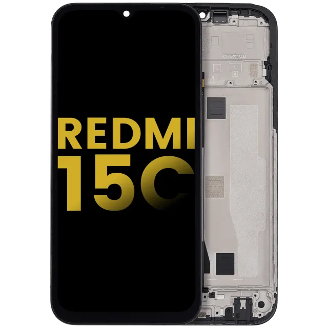 LCD displej s rámečkem pro Xiaomi Redmi 15C 4G (EU verze) (repasovaný) (všechny barvy)