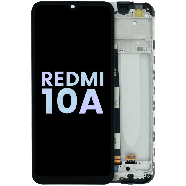 LCD displej s rámečkem pro Xiaomi Redmi 10A (Service Pack) (všechny barvy)
