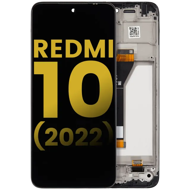 LCD displej s rámečkem pro Xiaomi Redmi 10 (2022) / Redmi 10 Prime (2022) (Aftermarket Plus) (všechny barvy)