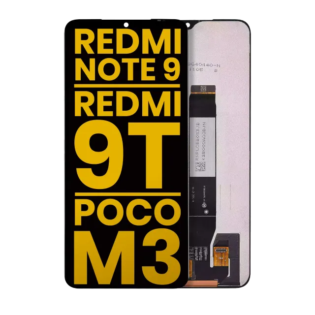 LCD displej bez rámečku pro Xiaomi Redmi Note 9 4G / Redmi 9T / Poco M3 / Redmi 9 Power (repasovaný) (všechny barvy)
