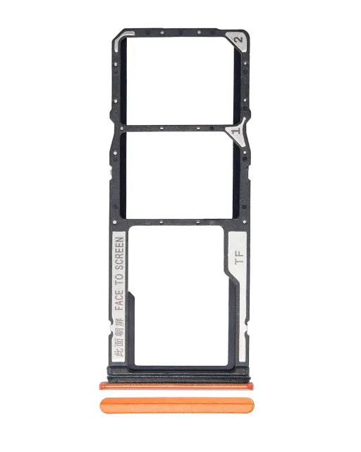 SIM šuplík (dvě SIM) pro Xiaomi Redmi 9T / Note 9 4G / Poco M3 (oranžová)