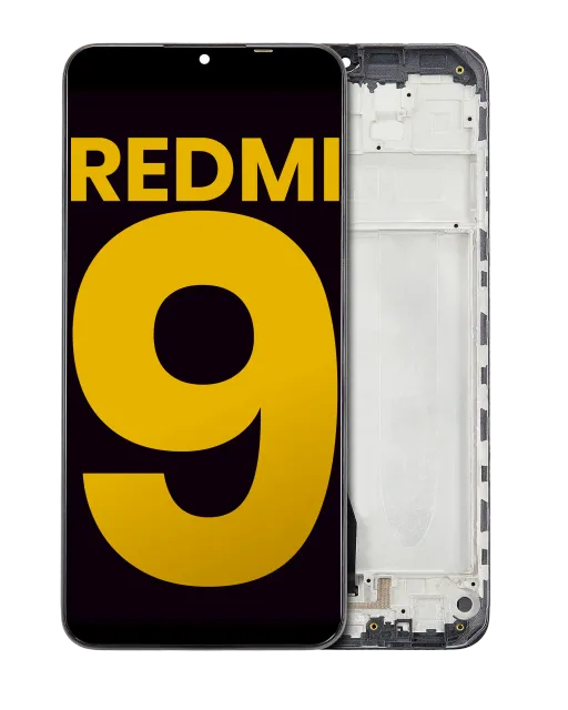 LCD displej s rámečkem pro Xiaomi Redmi 9 / Poco M2 (repasovaný) (všechny barvy)