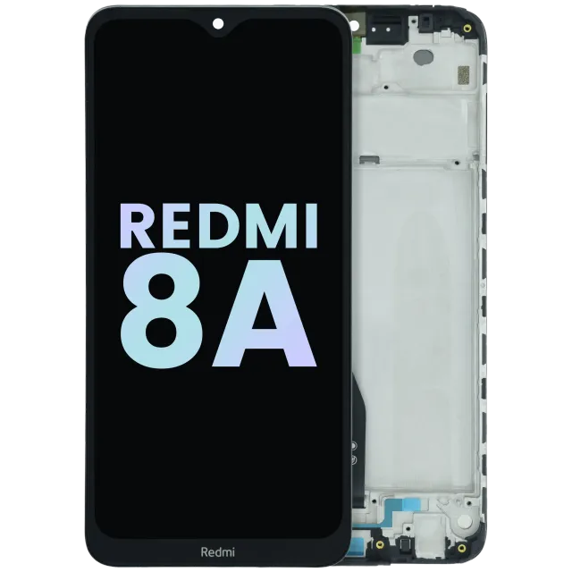 LCD displej s rámečkem pro Xiaomi Redmi 8A (Genuine) (černá)