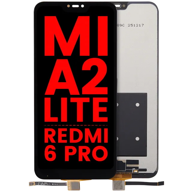 LCD displej bez rámečku pro Xiaomi Mi A2 Lite / Redmi 6 Pro (Aftermarket Plus) (všechny barvy)