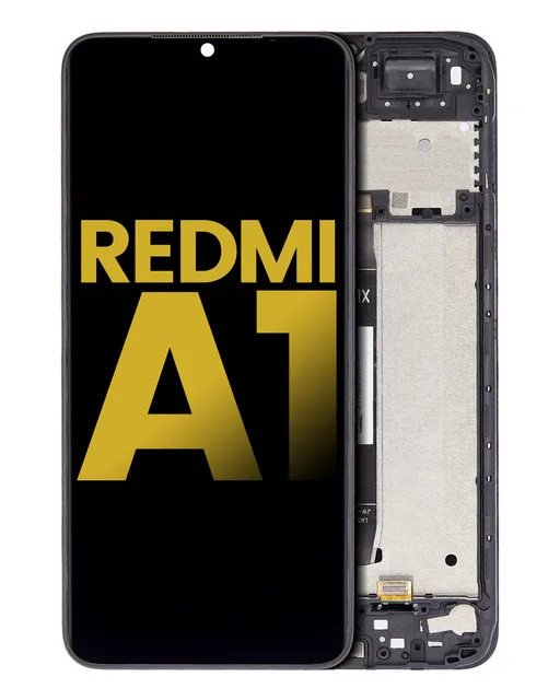 LCD displej s rámečkem pro Xiaomi Redmi A1 / Xiaomi Redmi A1+ / Redmi A2 / Redmi A2+ / Poco C51 (repasovaný) (všechny barvy)