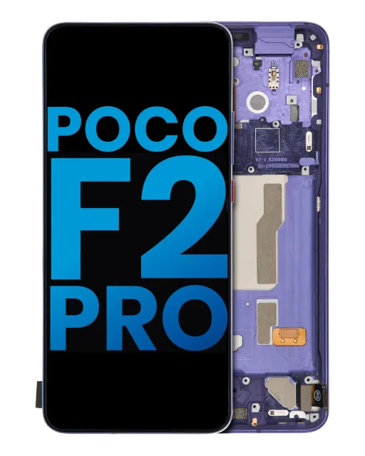 LCD displej s rámečkem pro Xiaomi Poco F2 Pro / Redmi K30 Pro (Aftermarket: Incell) (Electric Purple)