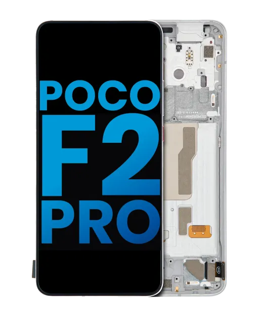 LCD displej s rámečkem pro Xiaomi Poco F2 Pro / Redmi K30 Pro (Aftermarket: Incell) (bílá)