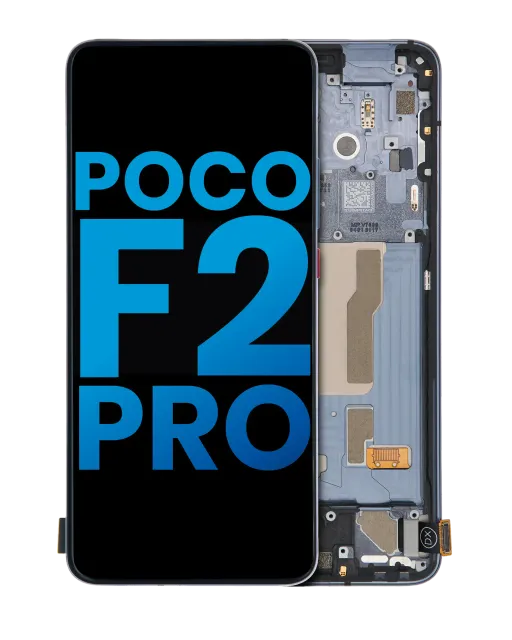 LCD displej s rámečkem pro Xiaomi Poco F2 Pro / Redmi K30 Pro (Aftermarket: Incell) (Cyber Gray)