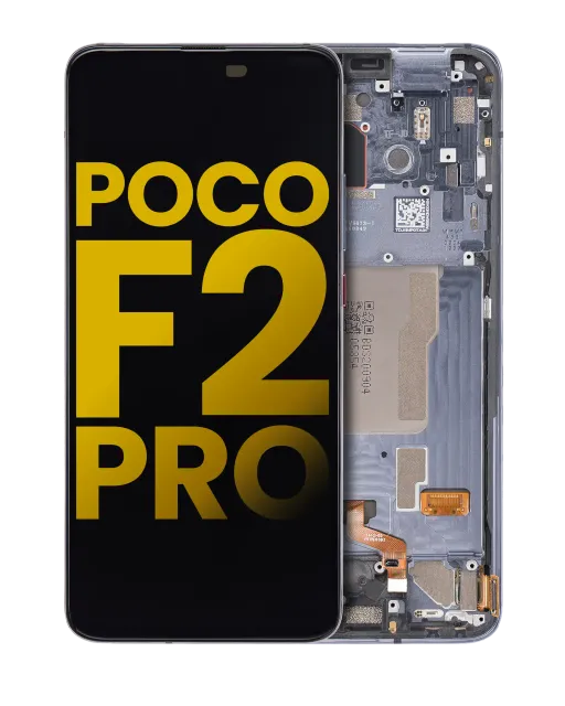 OLED displej s rámečkem pro Xiaomi Poco F2 Pro / Redmi K30 Pro (repasovaný) (Cyber Gray)
