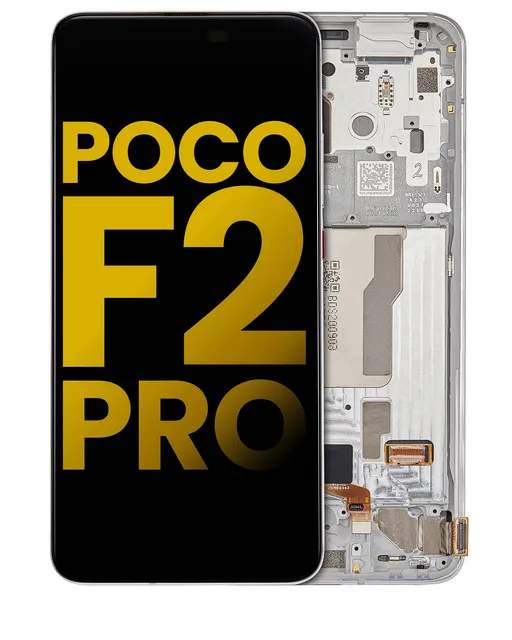 OLED displej s rámečkem pro Xiaomi Poco F2 Pro / Redmi K30 Pro (repasovaný) (bílá)