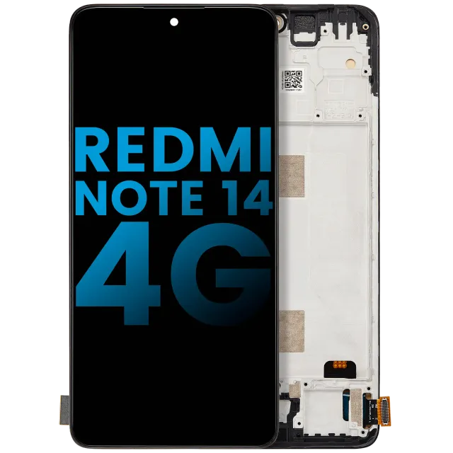 LCD displej s rámečkem pro Xiaomi Redmi Note 14 4G (mezinárodní verze) (Aftermarket: Incell) (všechny barvy)
