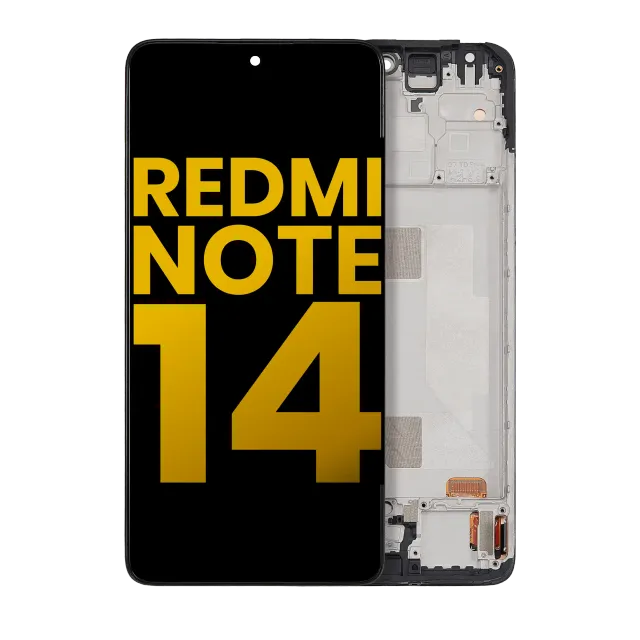 OLED displej s rámečkem pro Xiaomi Redmi Note 14 4G (mezinárodní verze) (repasovaný) (všechny barvy)