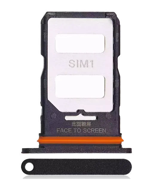 SIM šuplík pro Xiaomi Redmi Note 13 Pro Plus 5G (černá)
