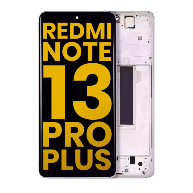 OLED displej s rámečkem pro Xiaomi Redmi Note 13 Pro Plus (repasovaný) (bílá)