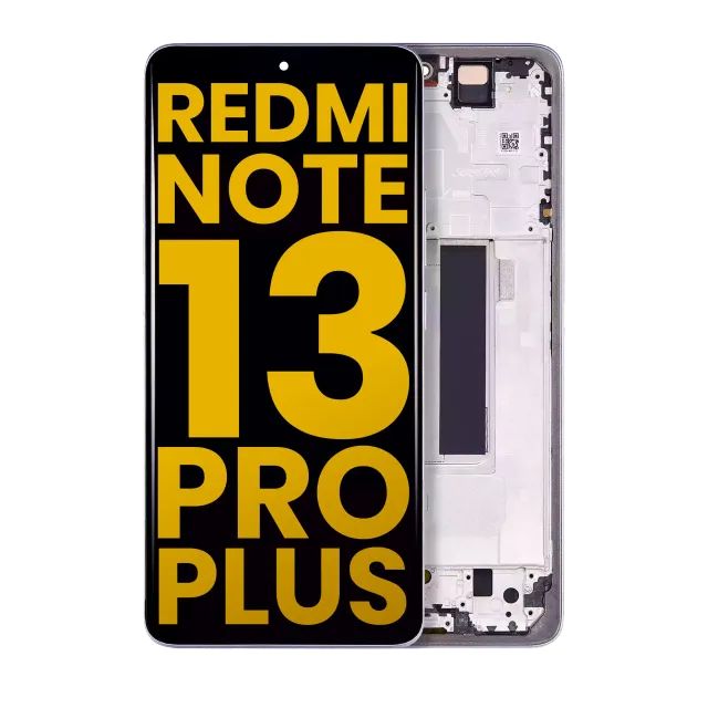 OLED displej s rámečkem pro Xiaomi Redmi Note 13 Pro Plus (repasovaný) (fialová)