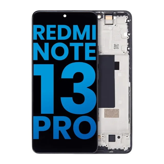 LCD displej s rámečkem pro Xiaomi Redmi Note 13 Pro 5G (Aftermarket: Incell) (Midnight Black)