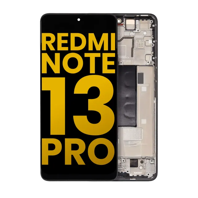 OLED displej s rámečkem pro Xiaomi Redmi Note 13 Pro 5G (repasovaný) (černá)