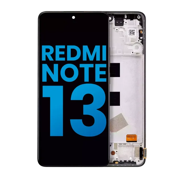 LCD displej s rámečkem pro Xiaomi Redmi Note 13 4G (Aftermarket: Incell) (Midnight Black)