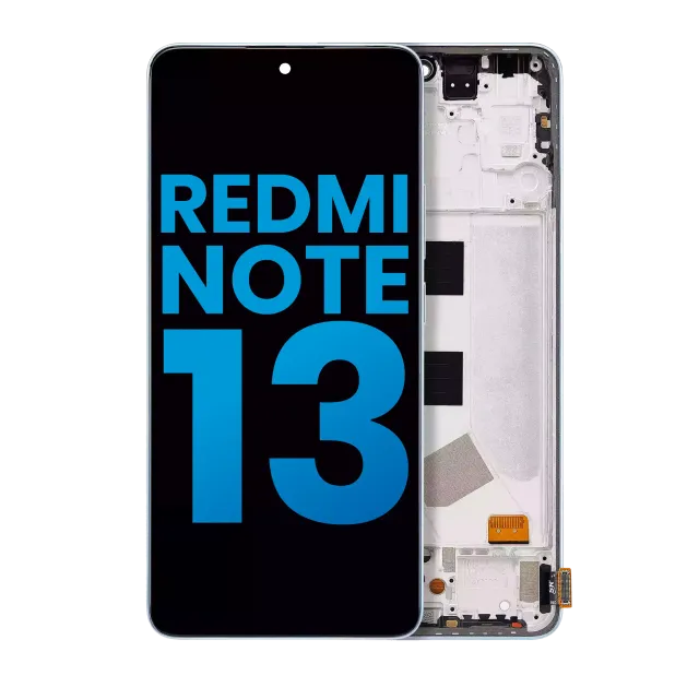 LCD displej s rámečkem pro Xiaomi Redmi Note 13 4G (Aftermarket: Incell) (Ice Blue)