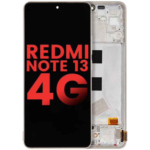 OLED displej s rámečkem pro Xiaomi Redmi Note 13 4G (Aftermarket Plus) (Ocean Sunset)