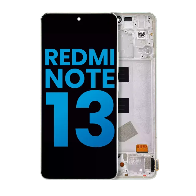 LCD displej s rámečkem pro Xiaomi Redmi Note 13 4G (Aftermarket: Incell) (Mint Green)