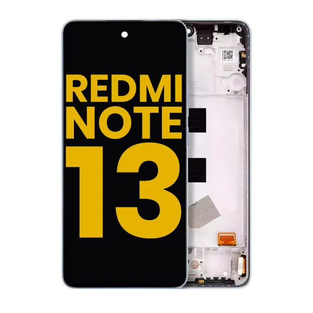 OLED displej s rámečkem pro Xiaomi Redmi Note 13 4G (repasovaný) (Ice Blue)