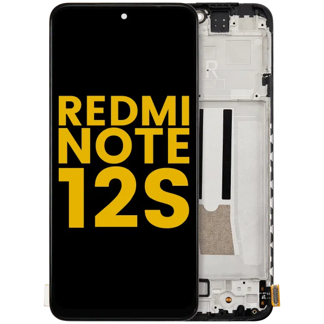 OLED displej s rámečkem pro Xiaomi Redmi Note 12S (repasovaný) (černá)