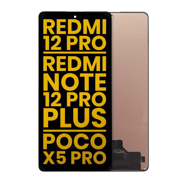 OLED displej bez rámečku pro Xiaomi Redmi Note 12 Pro 5G / Xiaomi Redmi Note 12 Pro+ / Redmi Note 12 Pro Speed / Poco X5 Pro (repasovaný) (všechny barvy)