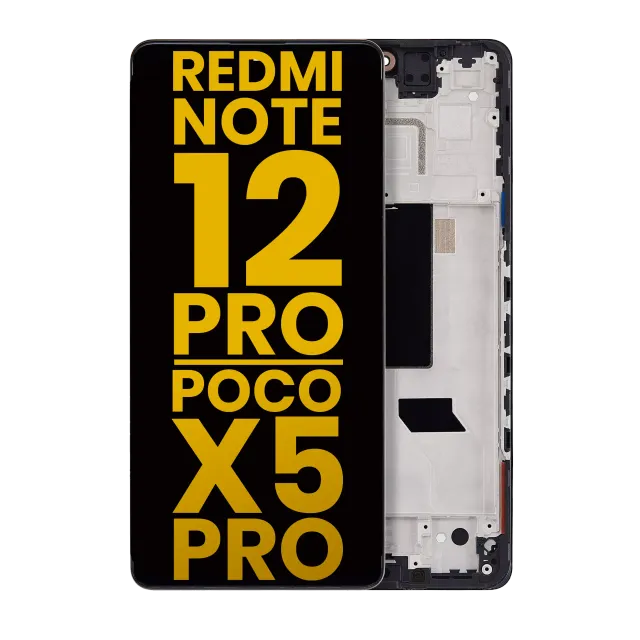 OLED displej s rámečkem pro Xiaomi Redmi Note 12 Pro 5G / Redmi Note 12 Pro Speed / Xiaomi Poco X5 Pro (repasovaný) (všechny barvy)