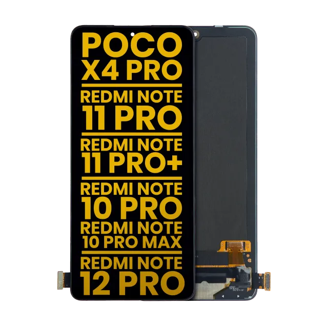 OLED displej bez rámečku pro Xiaomi Poco X4 Pro 5G / Redmi Note 11 Pro 4G / Note 11 Pro 5G / Note 11 Pro+ 5G / Redmi Note 10 Pro / Redmi Note 10 Pro Max / Redmi Note 12 Pro 4G Redmi / Redmi Note 11E Pro (repasovaný) (všechny barvy)