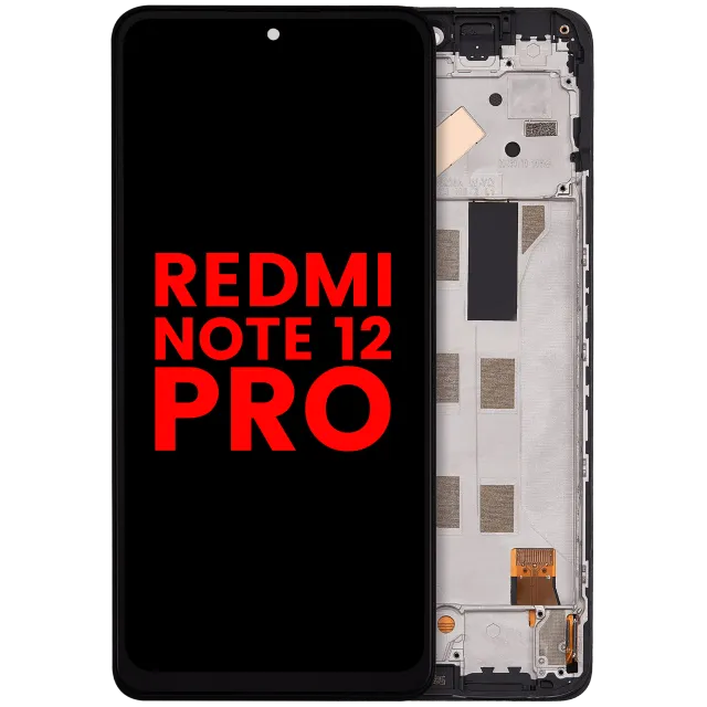 OLED displej s rámečkem pro Xiaomi Redmi Note 12 Pro 4G (Aftermarket Plus) (všechny barvy)
