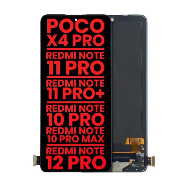 OLED displej bez rámečku pro Xiaomi Poco X4 Pro 5G / Redmi Note 11 Pro 4G / Note 11 Pro 5G / Note 11 Pro+ 5G / Redmi Note 10 Pro / Redmi Note 10 Pro Max / Redmi Note 11E Pro / Redmi Note 12 Pro 4G (Aftermarket Plus) (všechny barvy)