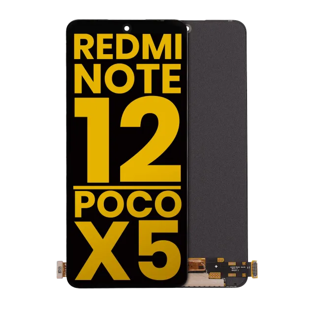 OLED displej bez rámečku pro Xiaomi Redmi Note 12 4G / Redmi Note 12 5G / Poco X5 (repasovaný) (všechny barvy)
