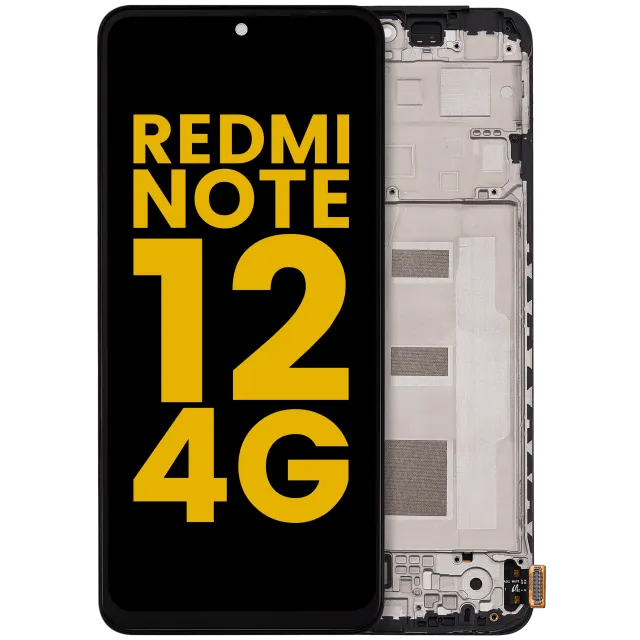 OLED displej s rámečkem pro Xiaomi Redmi Note 12 4G (repasovaný) (všechny barvy)