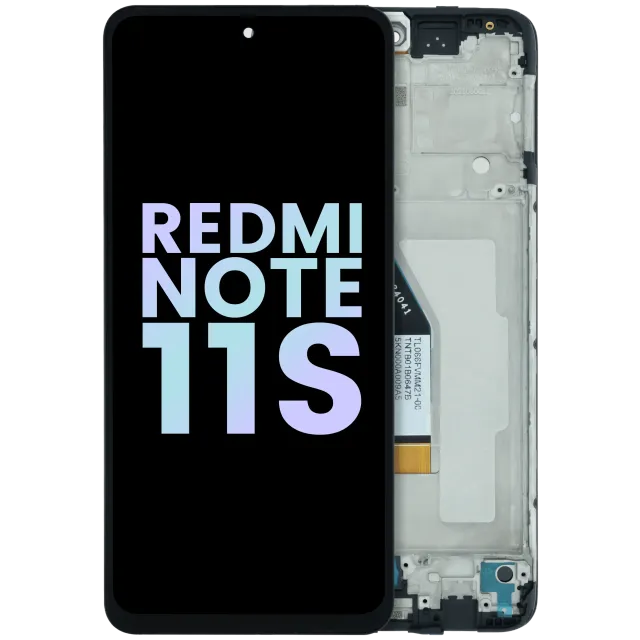 OLED displej s rámečkem pro Xiaomi Redmi Note 11S 5G / Note 11T 5G / Poco M4 Pro 5G (Genuine) (černá)